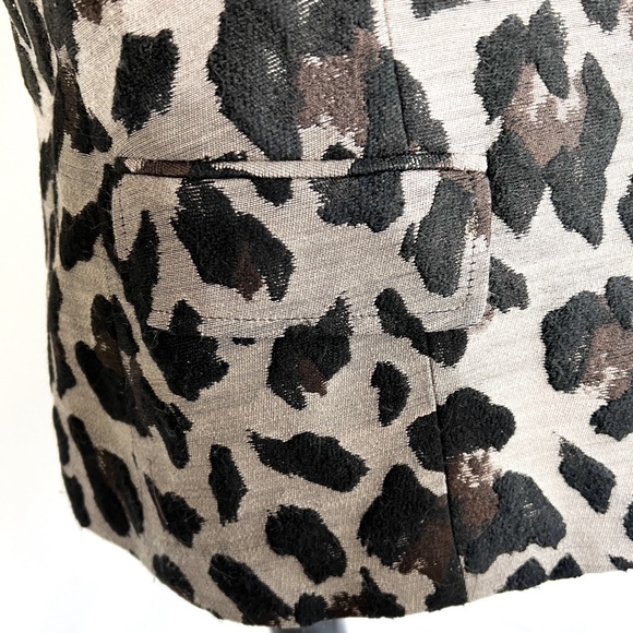 Lafayette 148 Leopard Coat 6 - Picture 7 of 13